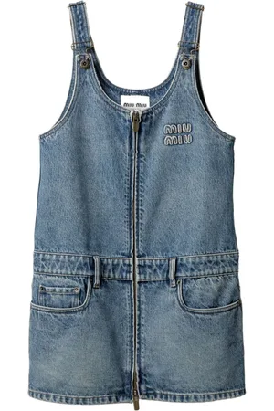 Miu Miu Kort kjole i denim