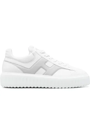 Hogan H-Stripes sneakers i ruskind