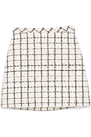 VALENTINO GARAVANI Ternet kort tweed-nederdel