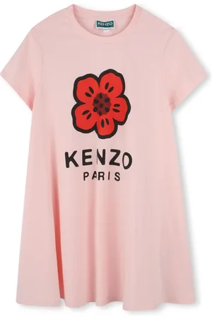 Kenzo T-shirt-kjole med logotryk
