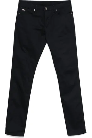 Emporio Armani Smalle jeans med logoplade