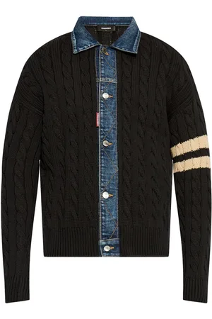 Dsquared2 Cardigan med logo-mærke