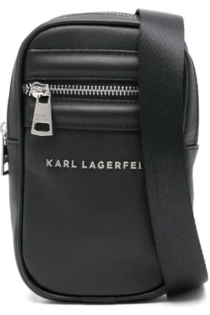 Karl Lagerfeld Messenger-taske med logobogstaver