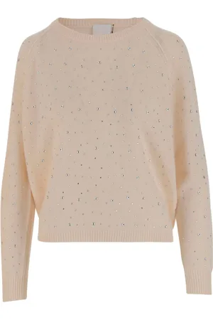 Allude Sweater med rhinstensudmykket logo