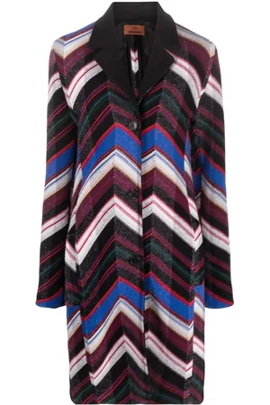 Missoni Uldfrakke med zigzagmønster