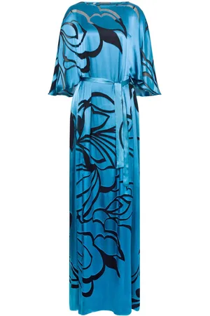 Alberta Ferretti Kjole i silkesatin