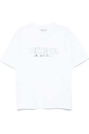 MARTINE ROSE T-shirt med logotryk
