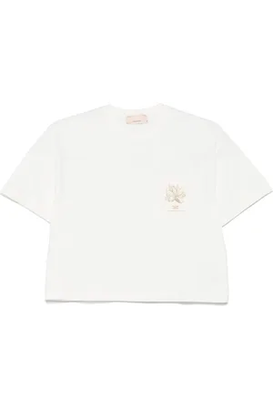Elisabetta Franchi T-shirt med logomærke
