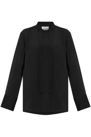 Jil Sander Skjorte med sløjfekrave