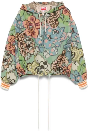 Kenzo X Verdy jakke i mønstret jacquard