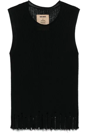 UMA WANG Ribstrikket top