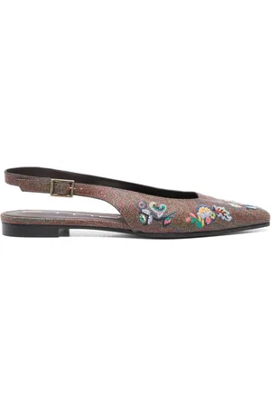 Etro Ballerinaer med paisley-broderi