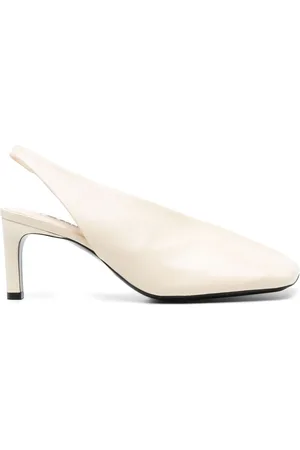 Jil Sander 70 mm pumps i læder med slingback