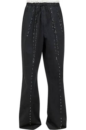 Maison Margiela Joggingbukser med logo og fire syning