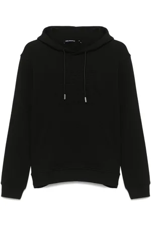Karl Lagerfeld Hættetrøje med præget slogan
