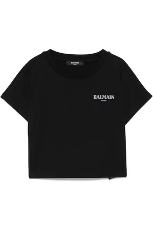 Balmain T-shirt med broderet logo