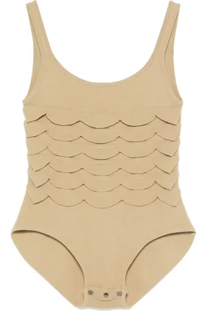 Nanushka Tekstureret bodysuit i strik