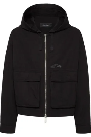 Dsquared2 Jakke med hætte og logo