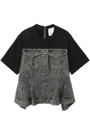 3.1 Phillip Lim Flounce denimtop