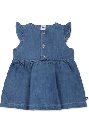 Petit Bateau ærmeløs denimkjole