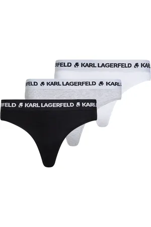 Karl Lagerfeld G-streng med logobånd (pakke med tre)