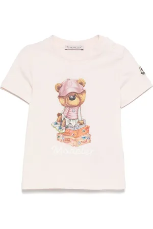 Moncler T-shirt med bamsetryk