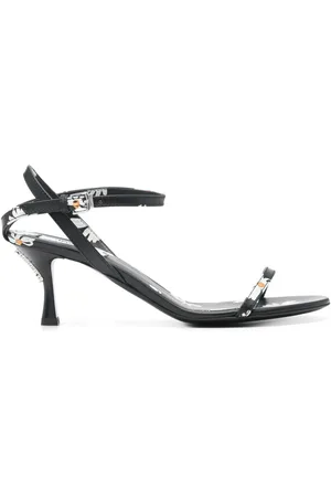 Moschino 55 mm sandaler med blomstret tryk
