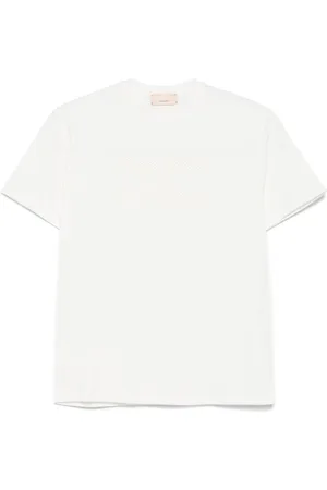 Elisabetta Franchi T-shirt med rhinsten-logo