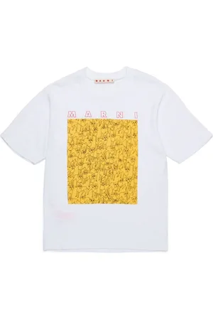 Marni T-shirt med hundetryk