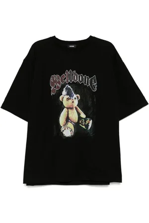 We11 Done T-shirt med grafisk tryk