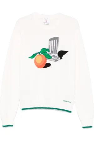 Casablanca Intarsiastrikket sweater
