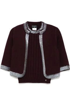CHANEL Cardigan med krystaludsmykning fra 1999