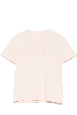 Elisabetta Franchi T-shirt med logobroderi
