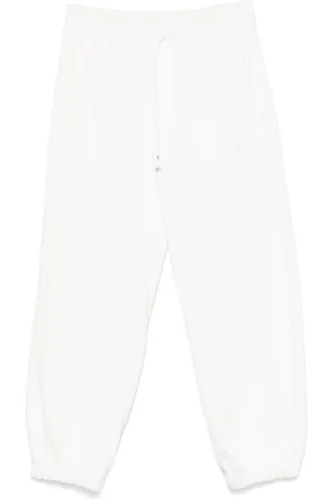 Alexander McQueen Cropped joggingbukser med dødningehoved