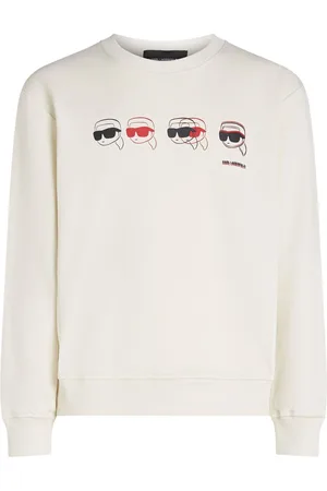 Karl Lagerfeld Ikon sweatshirt med grafisk tryk