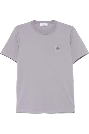 Stone Island T-shirt med logomærke