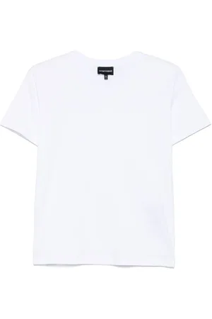 Emporio Armani T-shirt med logo-applikation