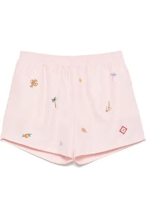 Casablanca Badeshorts med broderet motiv