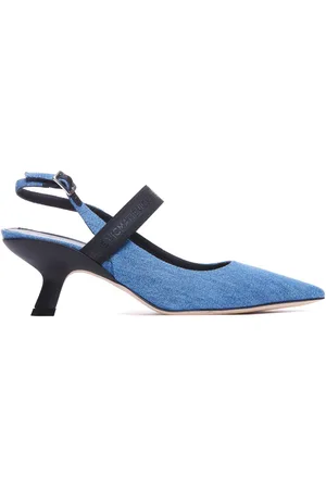 vic matiè Slingback-pumps i denim