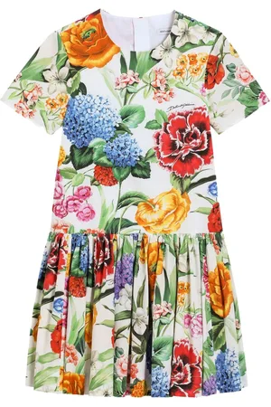 Dolce & Gabbana Kjole med blomstertryk