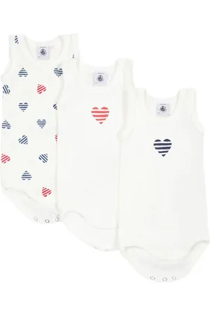 Petit Bateau Sæt med bodies i bomuld