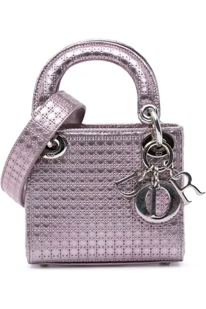 Dior Mikro lakeret Microcannage Lady Dior satchel-taske fra 2015