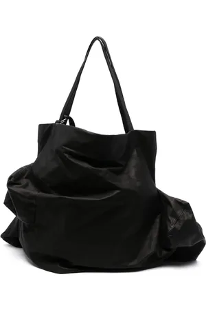 YOHJI YAMAMOTO Unevenness tote i læder