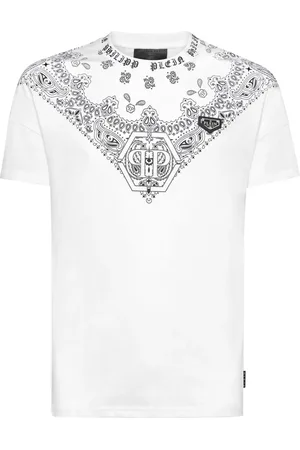 Philipp Plein T-shirt med bandana-tryk