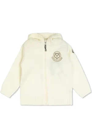 Moncler Cardigan i uld med logo