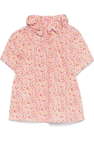 Il gufo Bluse med kirsebærtryk