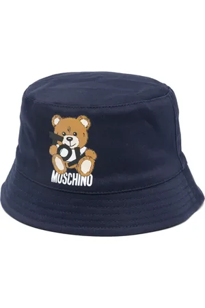 Moschino Bøllehat med bamsetryk