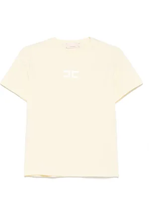 Elisabetta Franchi T-shirt med logo-applikation