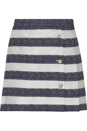 Kate Spade Kort stribet nederdel