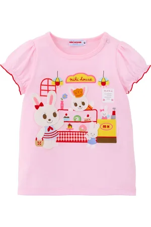 Miki House T-shirt med broderi